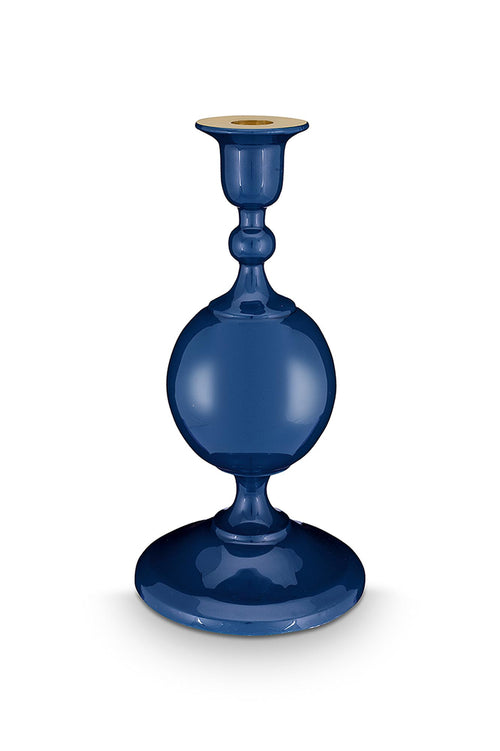 Pip Studio Kandelaar Sphere - Metaal - Navy - 24cm