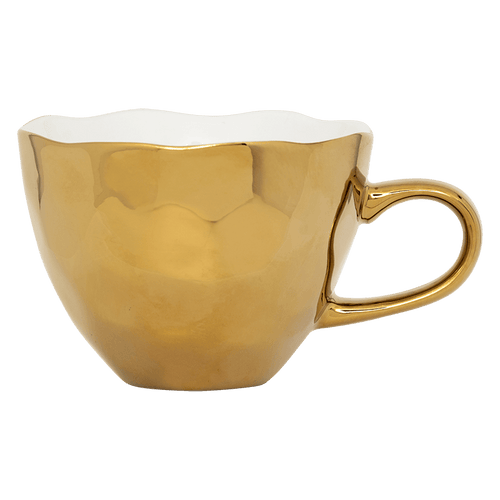 Urban Nature Culture Good Morning kop Cappuccino/Tea Gold - 11x8cm - vtwonen shop