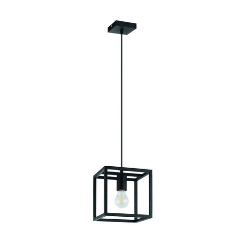 EGLO hanglamp Eldrick - e27(excl.) - 1 lichts - 20cm - metaal - zwart