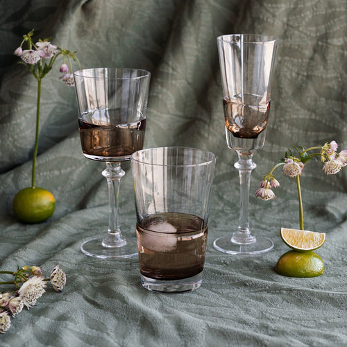 Kare Design Champagneglazen Mimi amber (4/set)