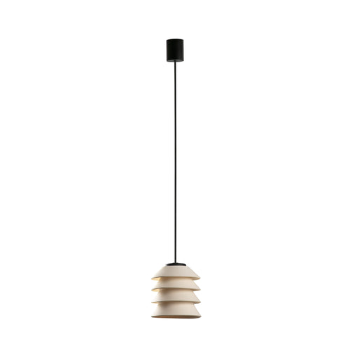Faro Toba Toba hanglamp voor buiten, beige E27 IP65