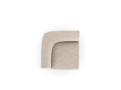 Micadoni Hoekmodule Miley chenille beige - 90x90x70cm
