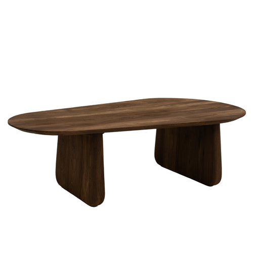 Giga Meubel Salontafel Femke Organisch - Mangohout - Bruin - 120x65x35cm - vtwonen shop