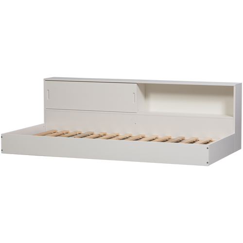 WOOOD bed Carter - Grenenhout - Wit - 90x200