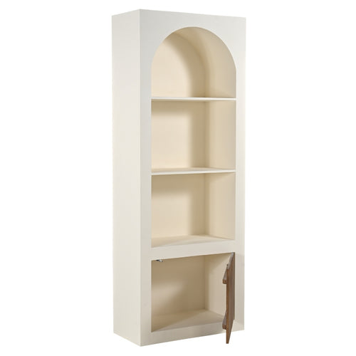 Giga Meubel Vakkenkast Miné - Beton Ciré - Beige - 80x38x210cm - vtwonen shop