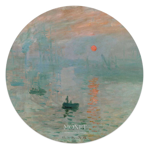 Reinders glasschilderij Monet - Zonsopgang - Ø 50cm