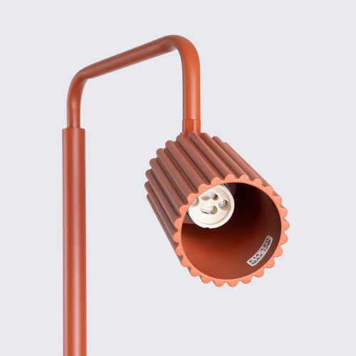 Sollux Lighting Vloerlamp KARBON 1 rode oker - 30x30x160cm