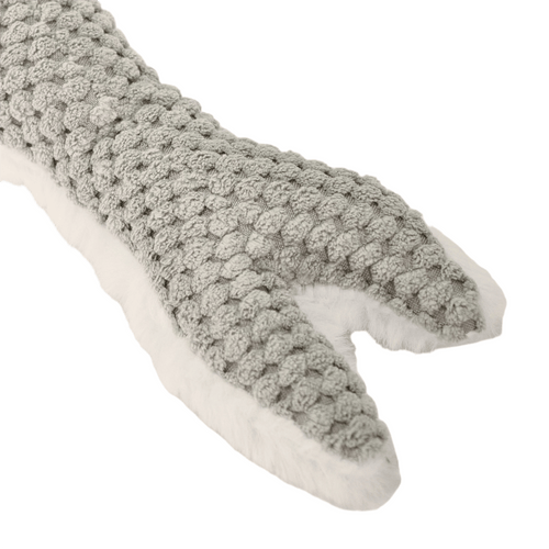 Pintado & Lacado knuffeldier Walvis - grijs - 51 cm
