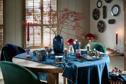 Pip Studio Dienblad Berry Blues - Rechthoek - Donkerblauw - 48x32cm - vtwonen shop