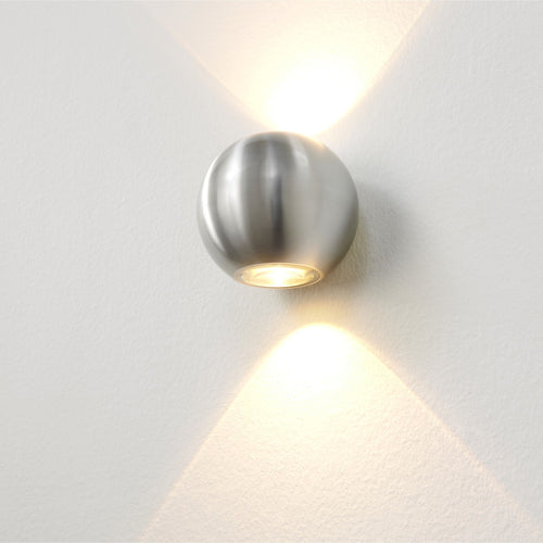 Artdelight Wandlamp Denver - Aluminium