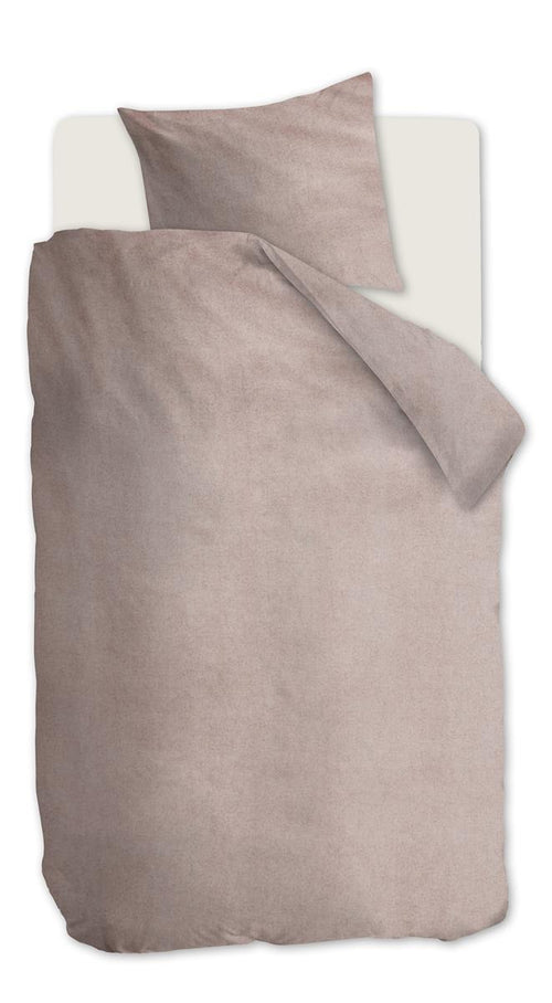 Beddinghouse dekbedovertrek Frost - 140x200/220 cm - zacht roze
