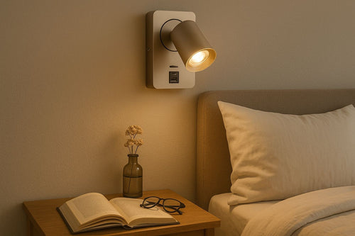 Artdelight Wandlamp Megano USB - Champagne