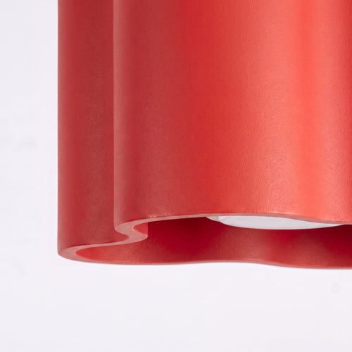 Sollux Lighting Plafondlamp OVIO 1 rood GU10 - 12x12x10cm