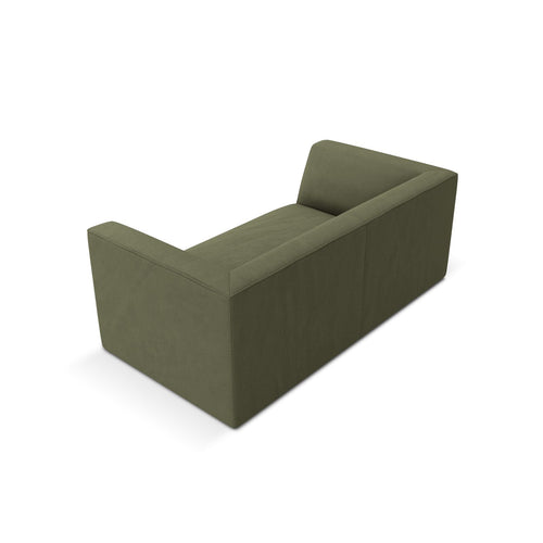Cosmopolitan Design - Bank Siena 2-zits, ribfluwelen groente - 92x174x69cm