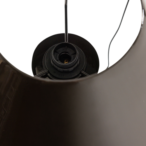 WOOOD tafellamp Glowa - Metaal Hoogglans - Bruin/Geel - 38x30x30