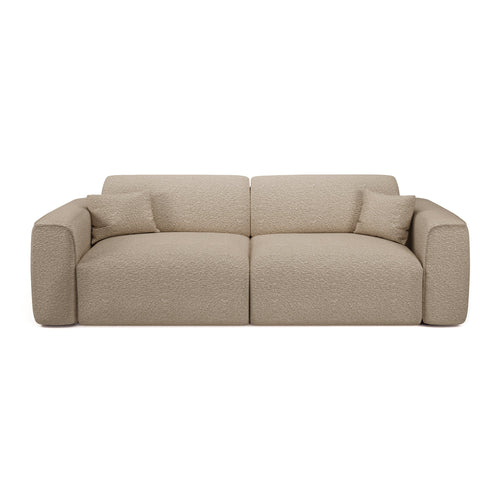 Sia Home - Slaapbank YUMA - bouclé-stof mol 240cm