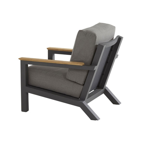 4 Seasons loungestoel Capitol donker grijs - vtwonen shop