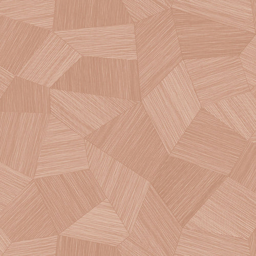 Origin Wallcoverings behang grafisch 3D motief terracotta roze - 53 cm x 10.05 m - 348040 - vtwonen shop