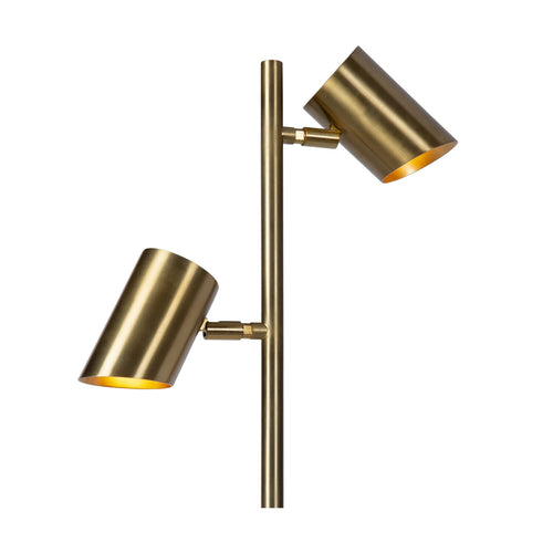 Atmooz vloerlamp Kisoro - antiek messing - Ø 33 x H 144 cm - G9