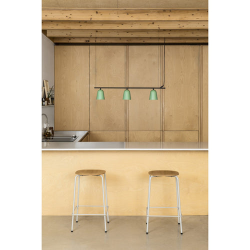 Faro STUDIO Hangende plafondlamp met 3 lichtbalken, mat groen