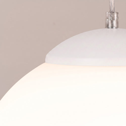 Sollux Lighting Hanglamp UGO 40 wit - 40x40x130cm