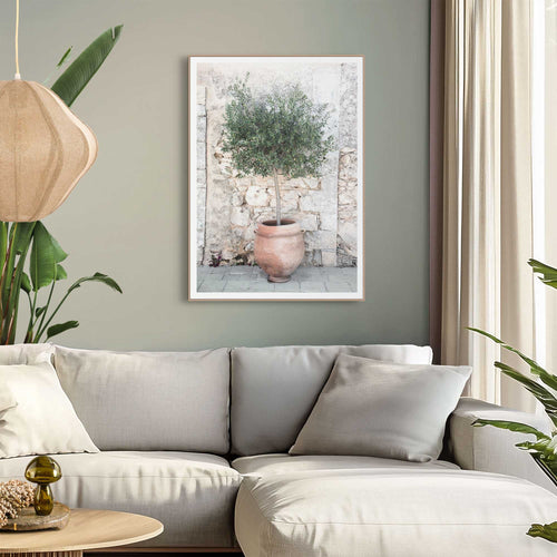 Reinders Olive Tree schilderij -  groen - woonkamer - 70x50cm