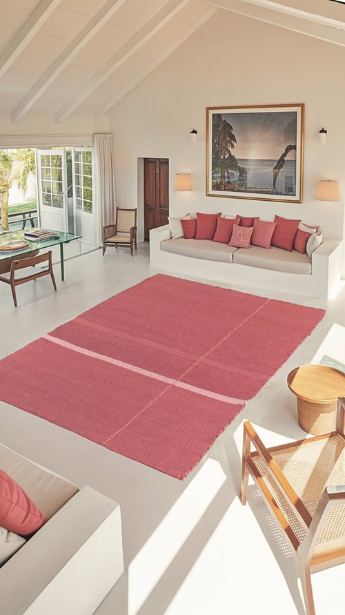 AFK Living vloerkleed Leonor - handgemaakt - Katoen en gerecyclede vezels - 120 x 170 cm