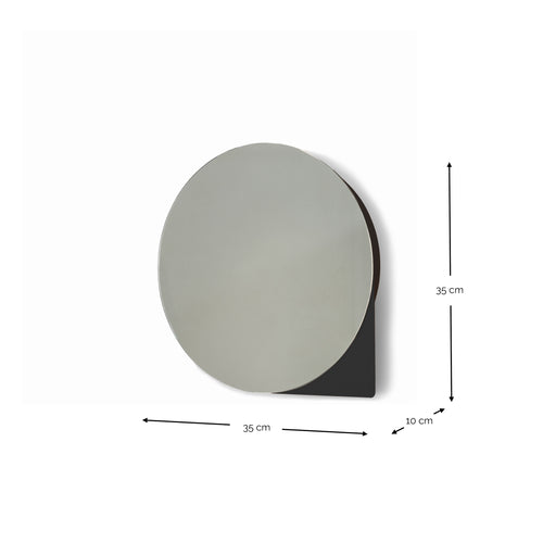 Spinder x BUDDE spiegelkast Sonnet S - Zwart - 3 haakjes - vtwonen shop