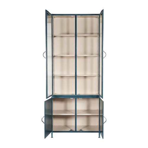 New Routz Vitrinekast Detroit Small blauw/zand