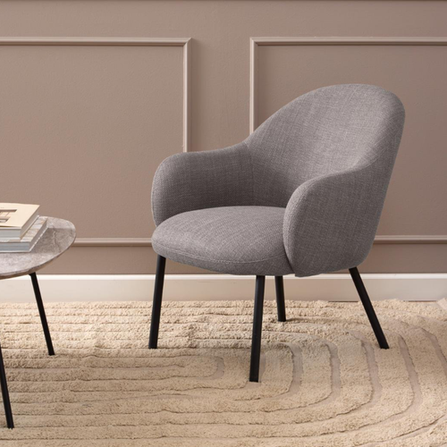 Rebellenclub Fauteuil Lavina - Licht Grijs Bruin - vtwonen shop