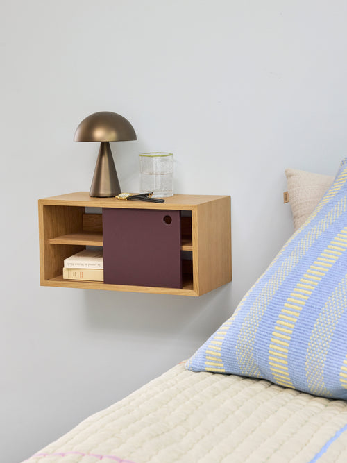 Hübsch plank Slide - mdf/eiken fineer - 40x20xh20cm
