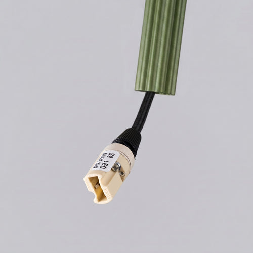 Sollux Lighting Hanglamp ARCHE 1 olijfgroen - 8x8x120cm