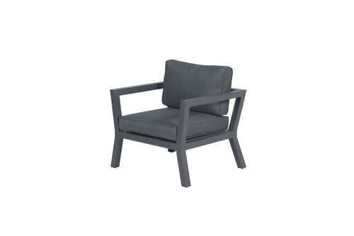 5-delige loungeset Ridge –4 luxe lounge fauteuils inclusief salontafel