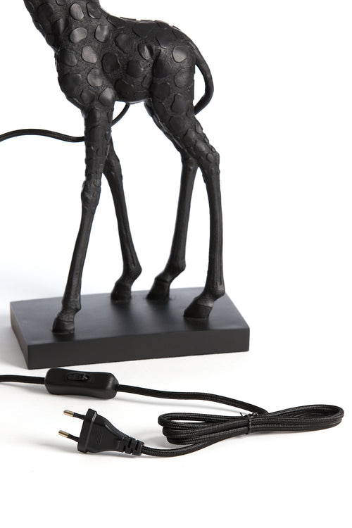 Light & Living tafellamp GIRAFFE - zwart - 28x20x68cm - vtwonen shop