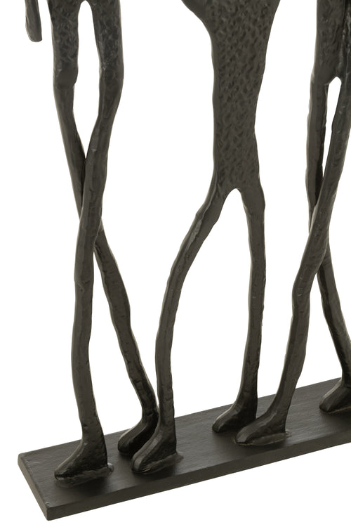 J-Line figuur Familie - aluminium - zwart - vtwonen shop