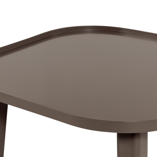 WOOOD salontafel Mosa - Hout - Mokkabruin - 37x80x80