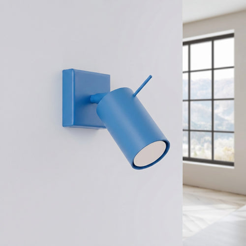 Sollux Lighting Wandlamp RING azuur - 8x16x8cm