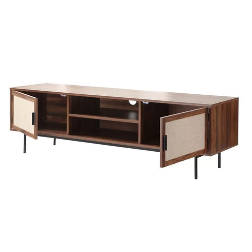 Calicosy - JETSON TV-meubel - Donker hout - 39,5x140x45 cm