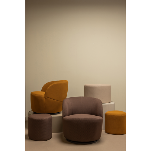 WOOOD poef Puuk - Mesh - Naturel - 38x60x47 - vtwonen shop