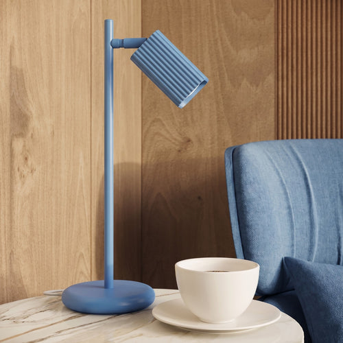 Sollux Lighting Plafondlamp RAYO 10 azuurblauw - 6x6x10cm