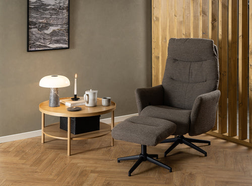 Rebellenclub Fauteuil Gunto - Taupe - vtwonen shop