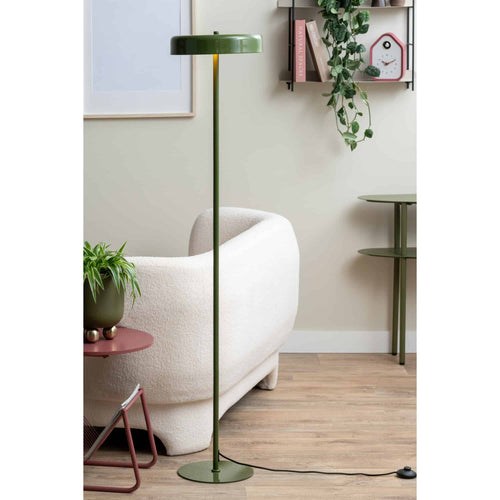 Leitmotiv vloerlamp Riqueza Palo - groen - Ø24cm