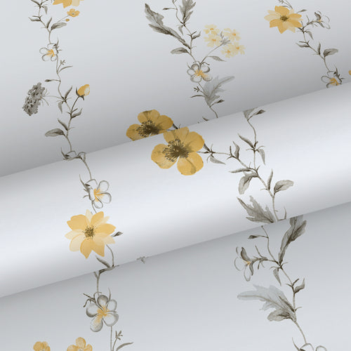 Sanders & Sanders behang bloemen geel en wit - 53 cm x 10 m - 640172 - vtwonen shop