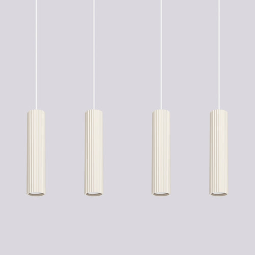 Sollux Lighting Hanglamp KARBON 4L beige - 81x5x120cm