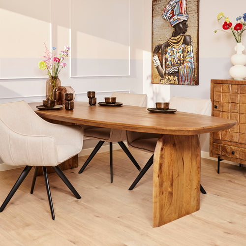 Starfurn  eettafel Tense - bruin - 100x200x76cm
