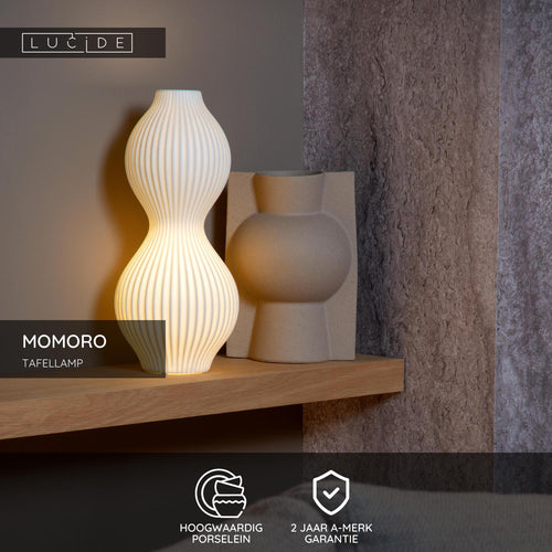 Lucide tafellamp MOMORO - 1xE14 - Wit