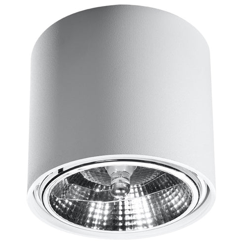 Sollux Lighting Plafondlamp TIUBE wit - 12x12x11cm