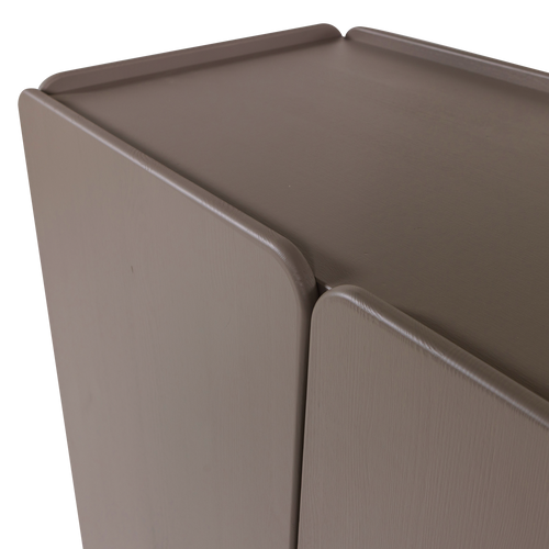 WOOOD opbergkast 2-deurs Root - Grenen - Truffel Bruin - 135x100x45