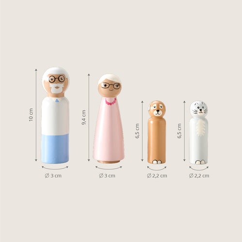 Petite Amélie Poppen voor poppenhuis  'Ma Grande Famille Jacinthe' - vtwonen shop