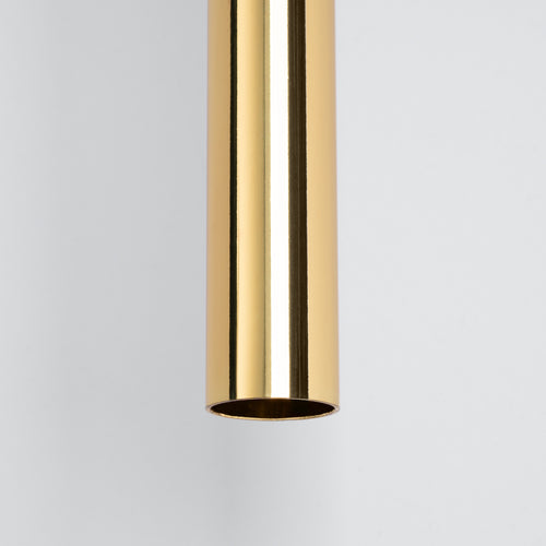 Sollux Lighting Hanglamp PASTELO 1 gepolijst goud - 8x8x100cm